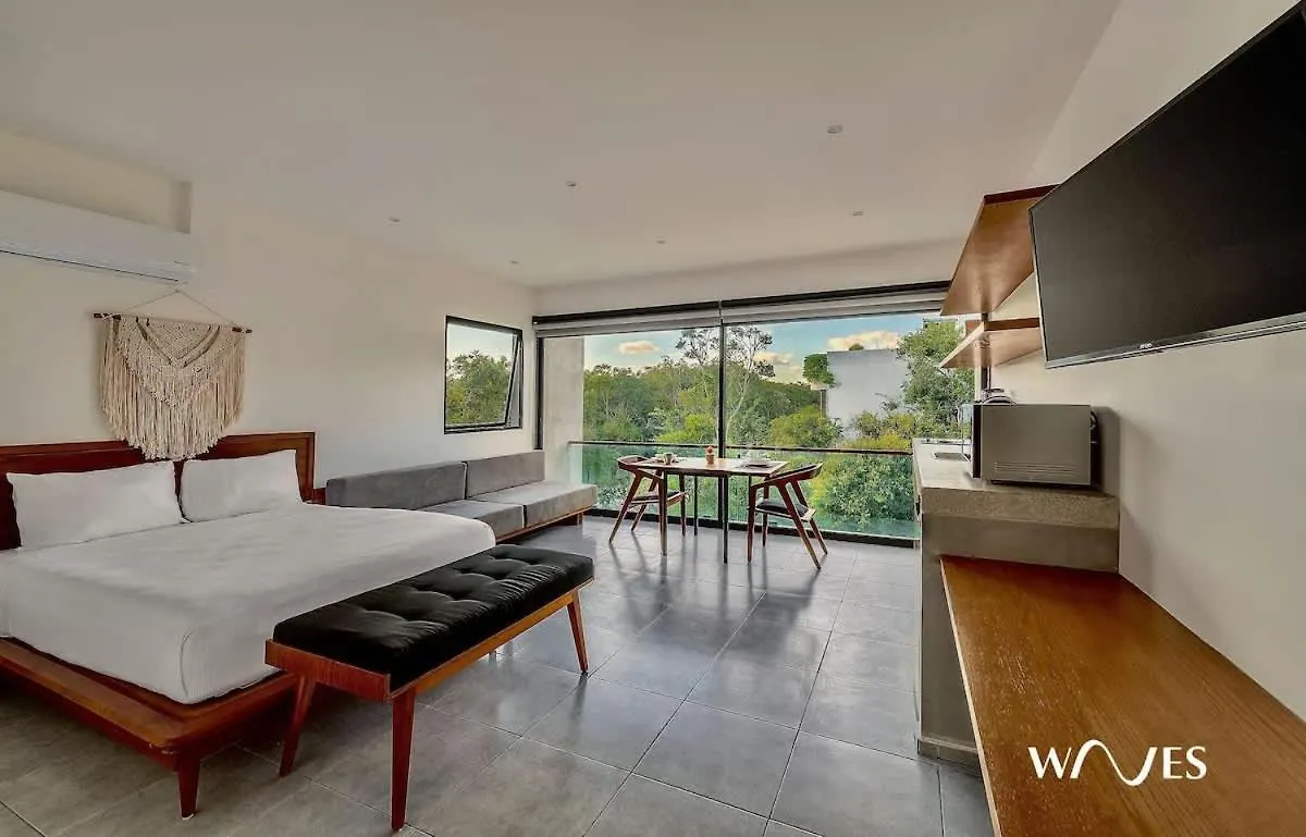 Studio With Great Rooftop Pool Tulum Villa